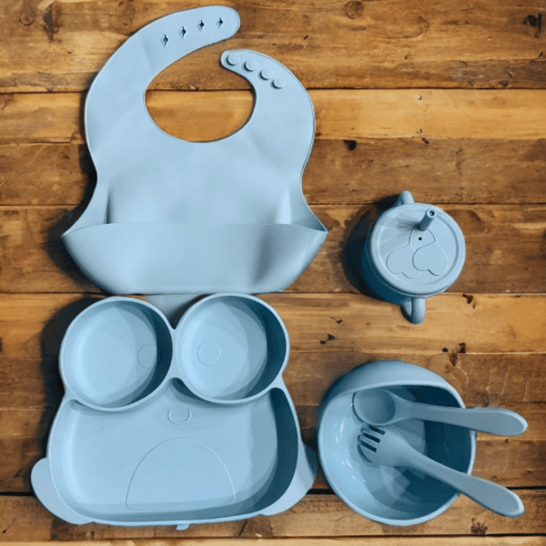 Silicon Baby Feeding Set For Solid Starter.