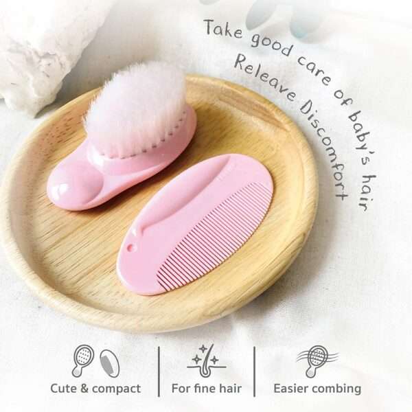 Baby Hair Comb & Brush Set