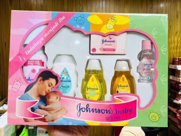 Jhonson Baby Gift Basket For Newborn Baby – 6pcs Set