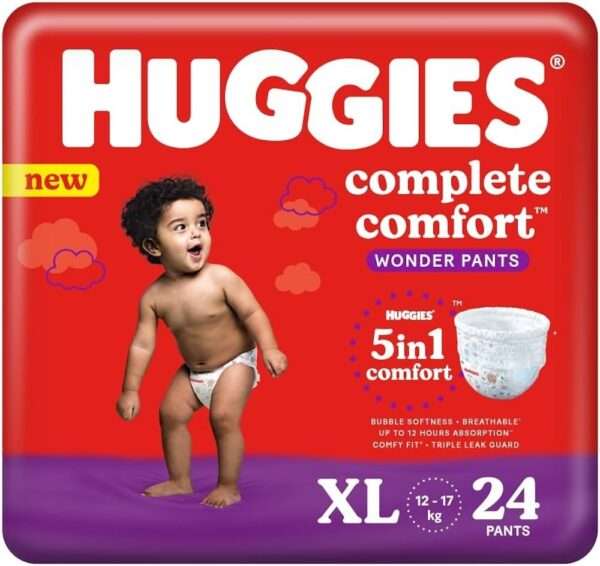 Huggies Dry Pants Baby Diaper Indian-XL-(12-17 KG)