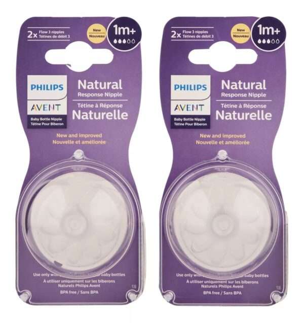 Phillips Avent Natural Baby Bottle Nipple 1m+