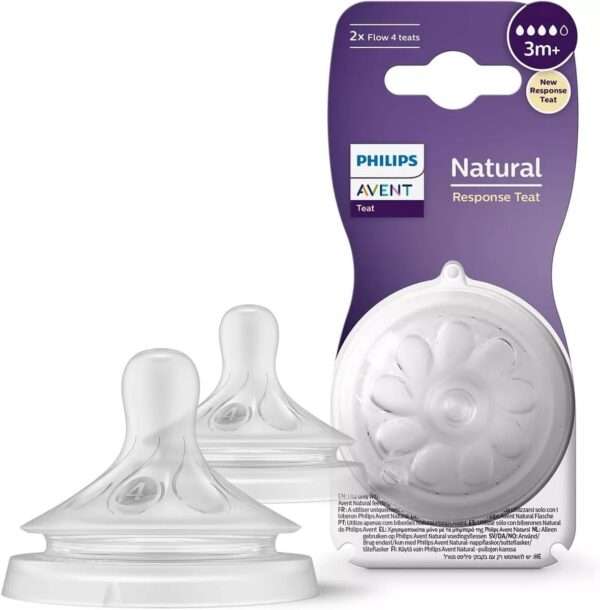 Phillips Avent Natural Baby Bottle Nipple 3m+